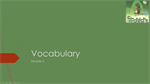 Spotlight 6 Module 5 Vocabulary